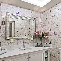 Tapety do kúpeľne? Vodoodolné a samolepiace tapety na obkladačky aj umakart