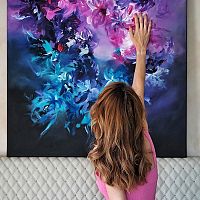 Abstraktný obraz (Michaela Švecová mishalynn abstractart)