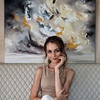 Abstraktný obraz (Michaela Švecová mishalynn abstractart)