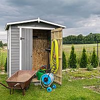 Záhradný domček na náradie, bicykle aj celoročné bývanie