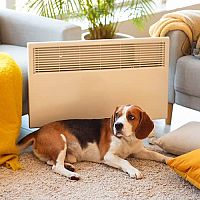 Elektrický konvektor nielen na stenu s ventilátorom, termostatom, s WiFi? Spotreba, cena, recenzie