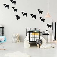 Dekoratívne vinylové, svietiace, 3D samolepky na stenu do kuchyne, obývačky, detskej izby