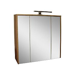 A-Interiéry - Zrkadlová skrinka závesná s LED osvetlením Venezia 80 ZS venezia 80zs