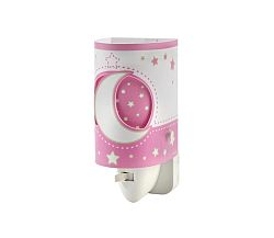Dalber DALBER D-63235LS - LED Lampička do zásuvky PINK MOON LED/0,3W/230W
